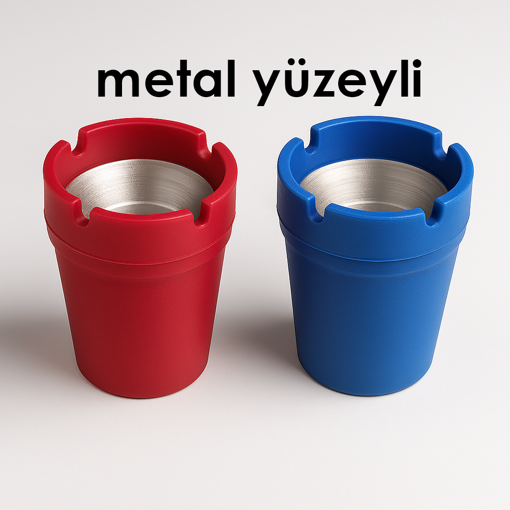 Kokusuz Dumansız Küllük - 2 li Küllük Seti Kafe Küllüğü Restoran Küllüğü Masaüstü Küllük 721994