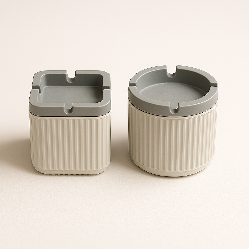 Kokusuz Dumansız Küllük - 2 li Küllük Seti Kafe Küllüğü Restoran Küllüğü Masaüstü Küllük 721996