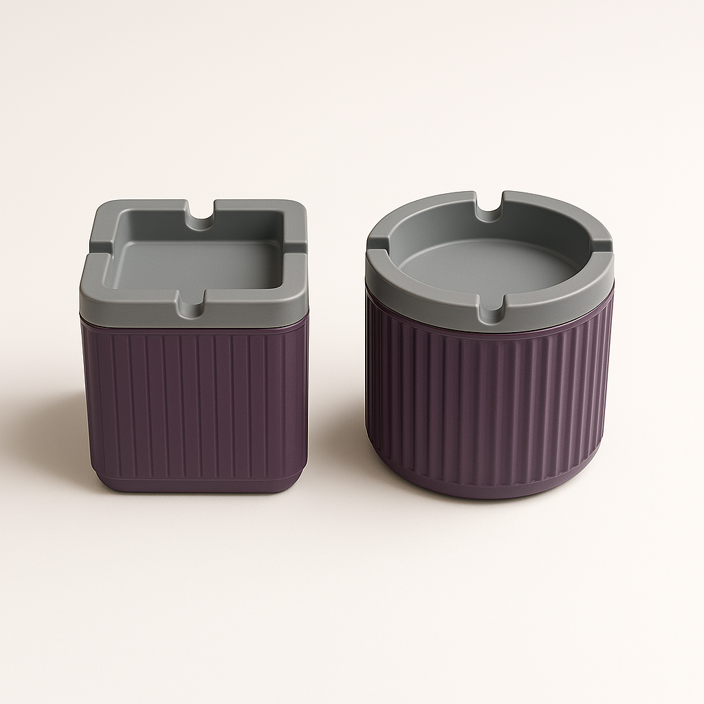 Kokusuz Dumansız Küllük - 2 li Küllük Seti Kafe Küllüğü Restoran Küllüğü Masaüstü Küllük 721997