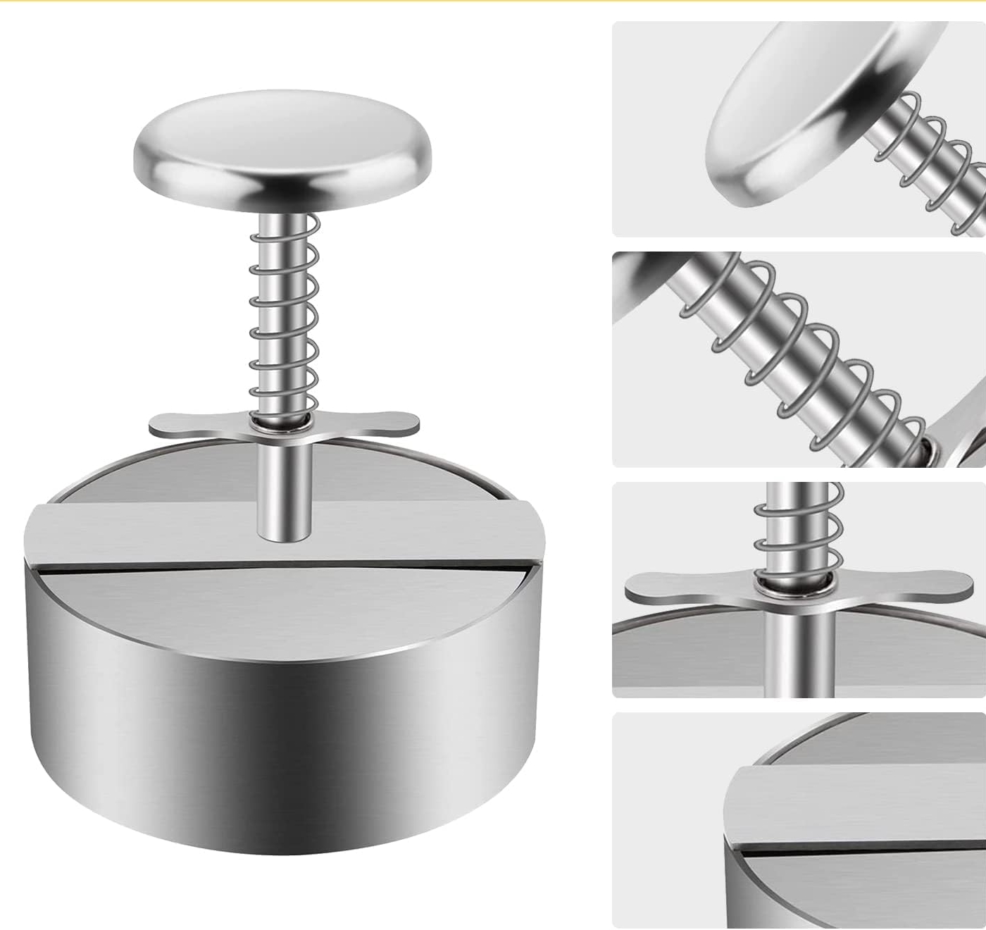 Hamburger Presi - Profesyonel Hamburger Kalıbı 304 Paslanmaz Çelik 722000