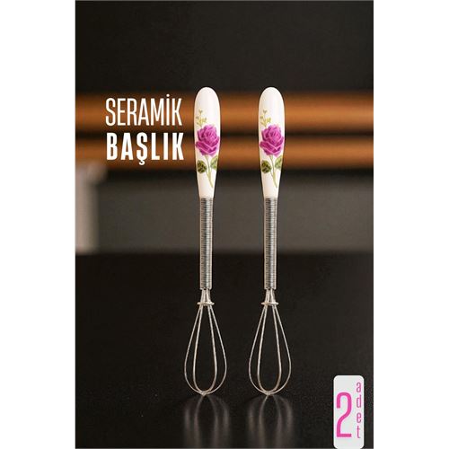 TransForMacion Seramik Başlı Mini Çırpıcı Çelik 2 adet 720214