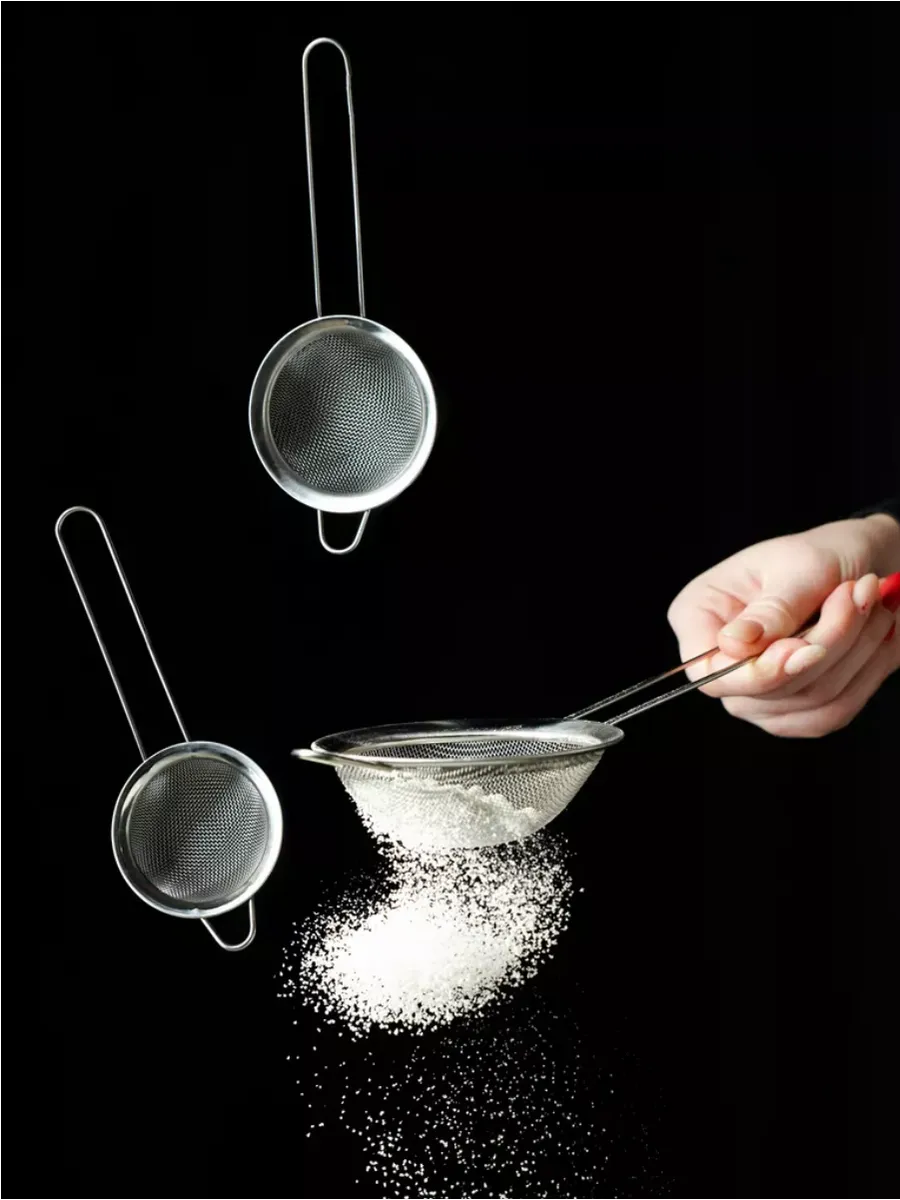 Süzgeç Seti 3 Boy Çok Amaçlı Süzgeç 304 Çelik Profesyoneller İçin  722009