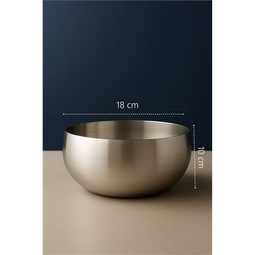 TransForMacion Çift Cidarlı Kase - Inox Çelik Kase  18 cm 722019