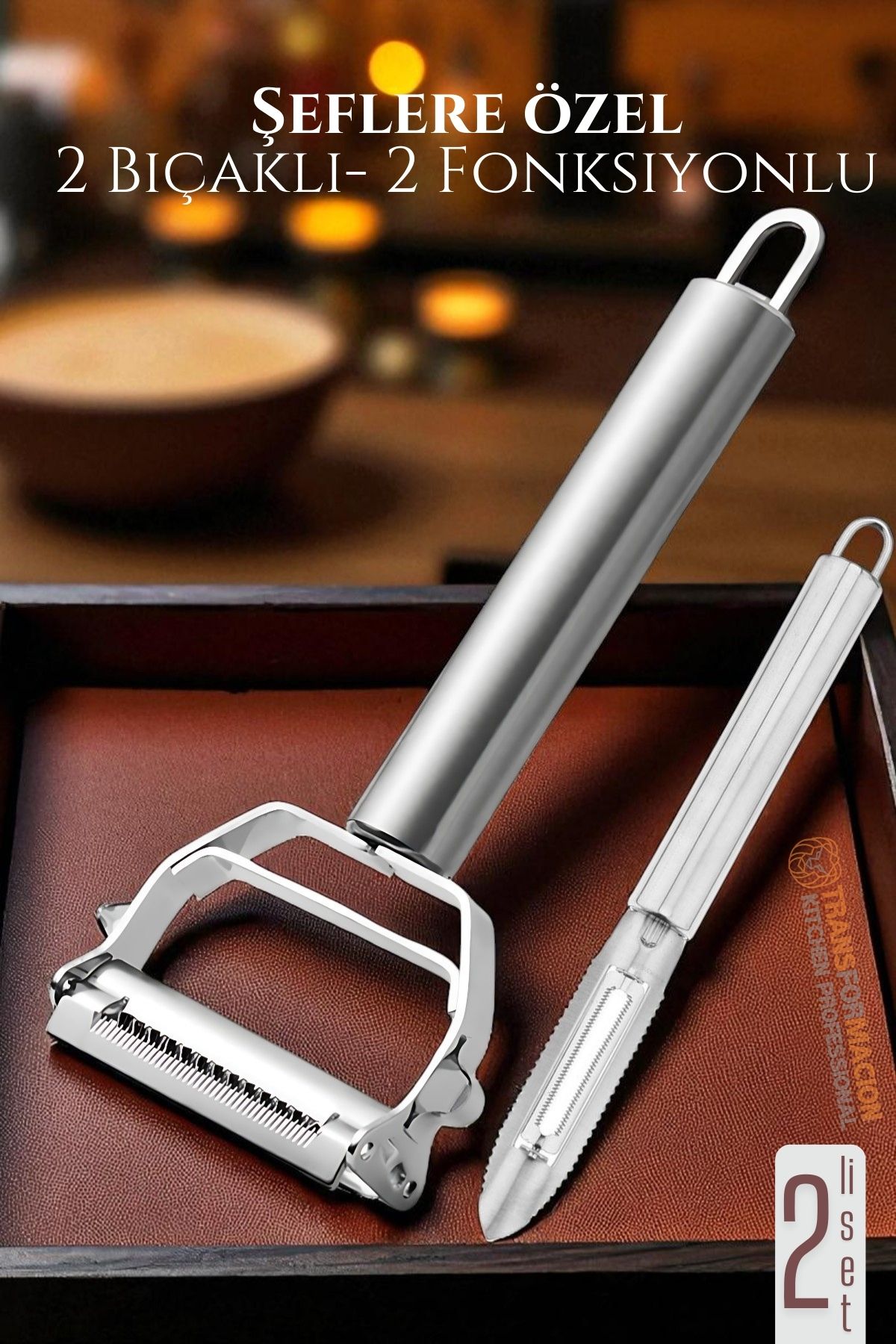 Soyacak - Sebze Soayacağı - Oyacak Soyacak Seti Dilimele Kazıma Profesyonel 