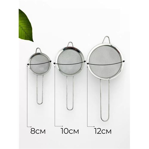 TransForMacion Inox Süzgeç Seti - 3 Boy Çok Amaçlı Süzgeç 304 Çelik Profesyoneller İçin 722027