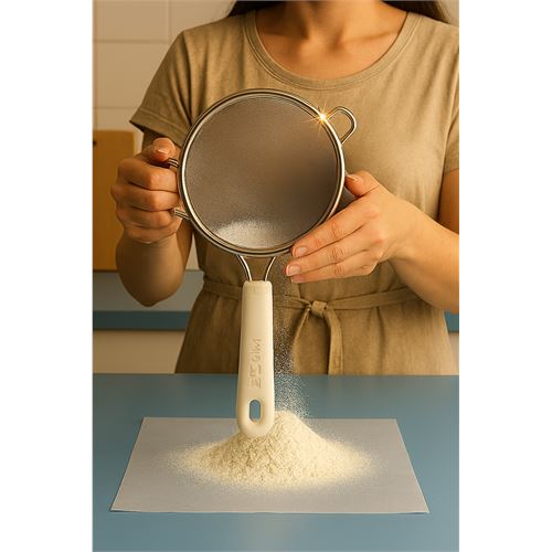 TransForMacion Inox İsveç Dizayn Süzgeç - 7mm kalınlık halka 304 Çelik Profesyoneller İçin 722029 