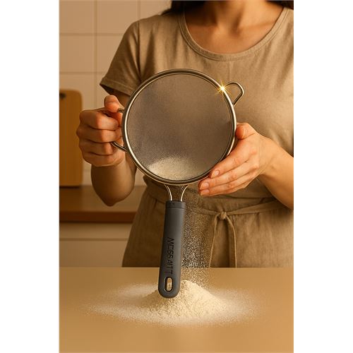 TransForMacion Inox İsveç Dizayn Süzgeç - 7 mm kalınlık halka 304 Çelik Profesyoneller İçin 722030