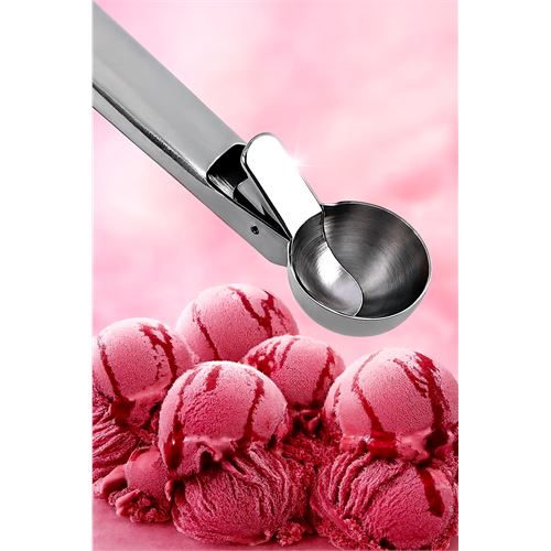 TransForMacion Inox 5 cm Dondurma Kaşığı - Karpuz Kurabiye Köfte Helva Porsiyonlama 722040