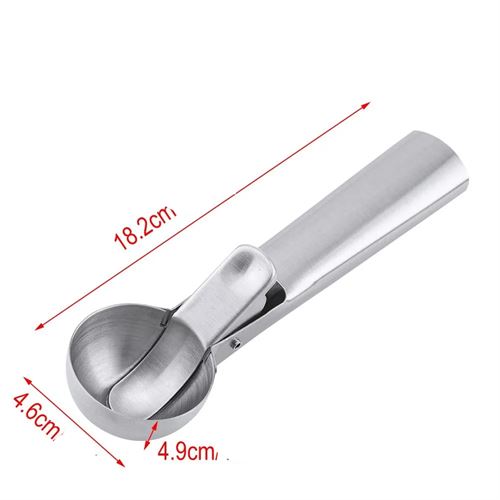 TransForMacion Inox 5 cm Dondurma Kaşığı - Karpuz Kurabiye Köfte Helva Porsiyonlama 722040