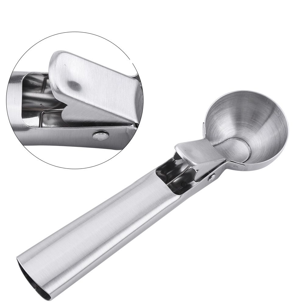 Inox 5 cm Dondurma Kaşığı - Karpuz Kurabiye Köfte Helva Porsiyonlama 722040