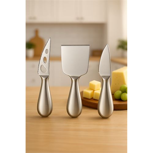 TransForMacion Inox Peynir Bıçağı Seti - Tereyağı Bıçağı Kahvaltı Seti Profesyonel Tasarım 304 Paslanmaz Çelik 722041