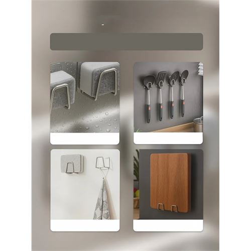 TransForMacion Inox Bulaşık Sübgerlik Stant- Mutfak Askısı Profesyonel 2 li SET 722043
