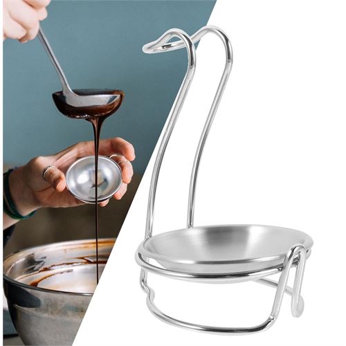TransForMacion Inox Kepçe Standı - 2 li Kaşık Kepçe Standı- Profesyonel Şef Tasarımı 722045