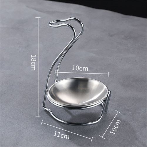 TransForMacion Inox Kepçe Standı - 2 li Kaşık Kepçe Standı- Profesyonel Şef Tasarımı 722045