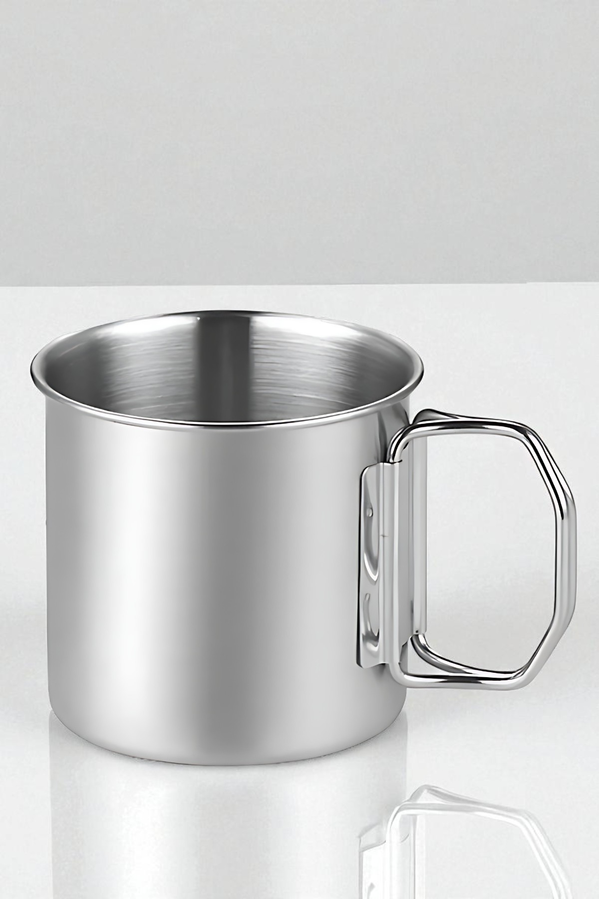 Inox Çelik Kamp Kupası - Inox Kamp Bardağı Profesyonel Inox Çelik 350 ml 722046