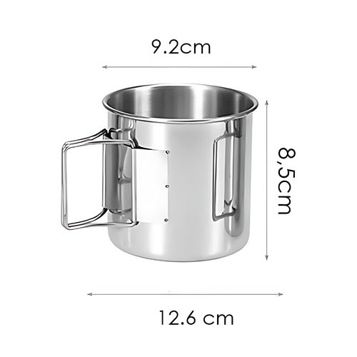 TransForMacion Inox Kamp Bardağı Profesyonel Inox Çelik 550 ml 722048