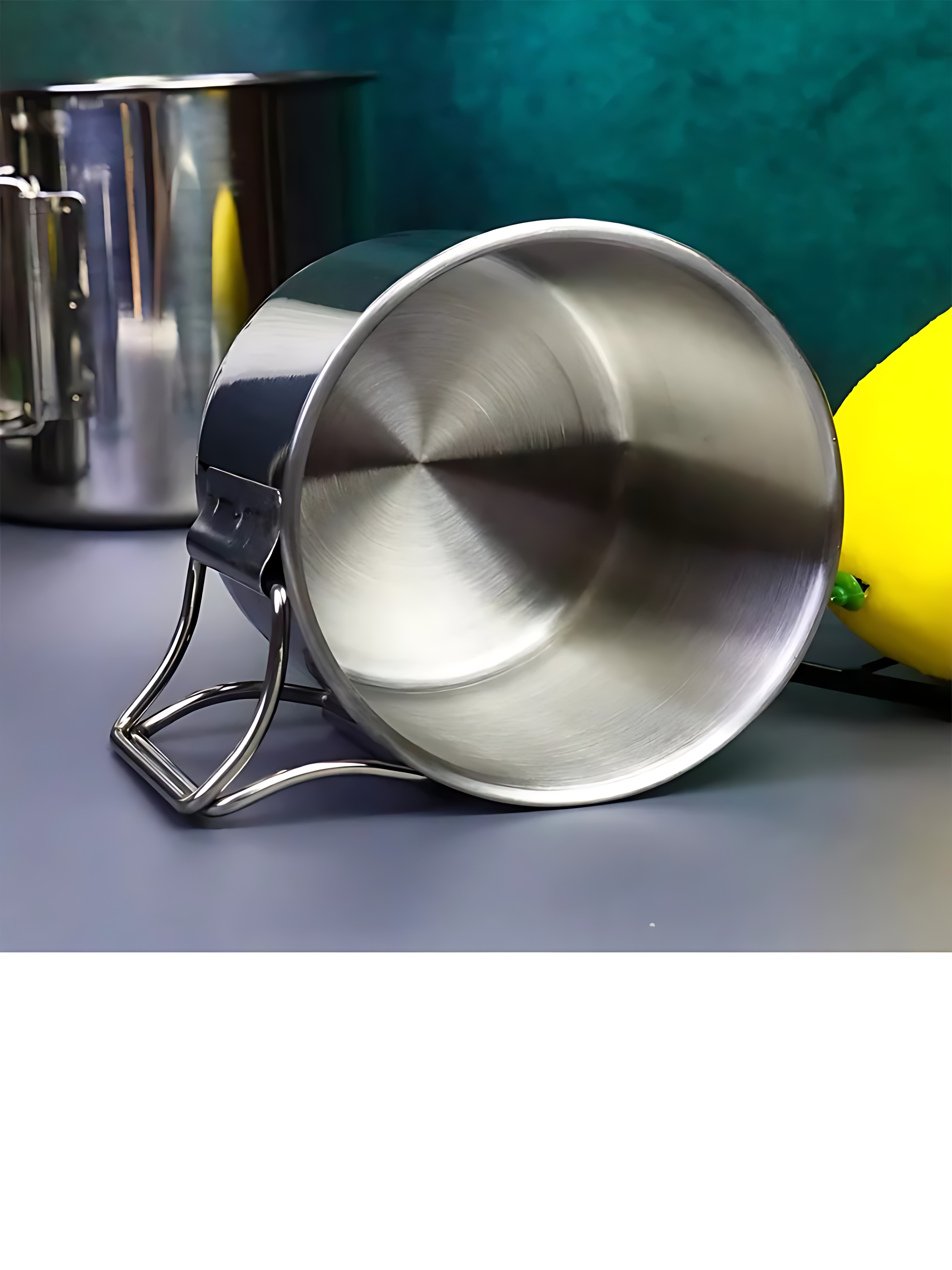 Inox Çelik Kamp Kupası - Kamp Bardağı 550 ml 4 LÜ SET 722049