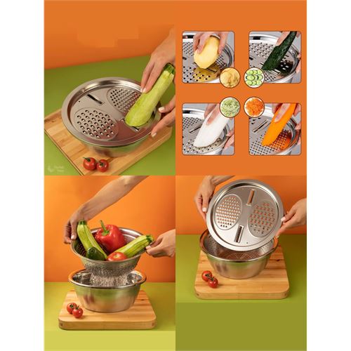 TransForMacion Inox Rende Kase Süzgeç Seti - MultiFix 3 in 1 722050