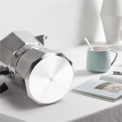 TransForMacion Klasik Italyan Moka Pot - 6061 Saf Alüminyum  Profesyonel Moka Pot - 6 kişilik 722059