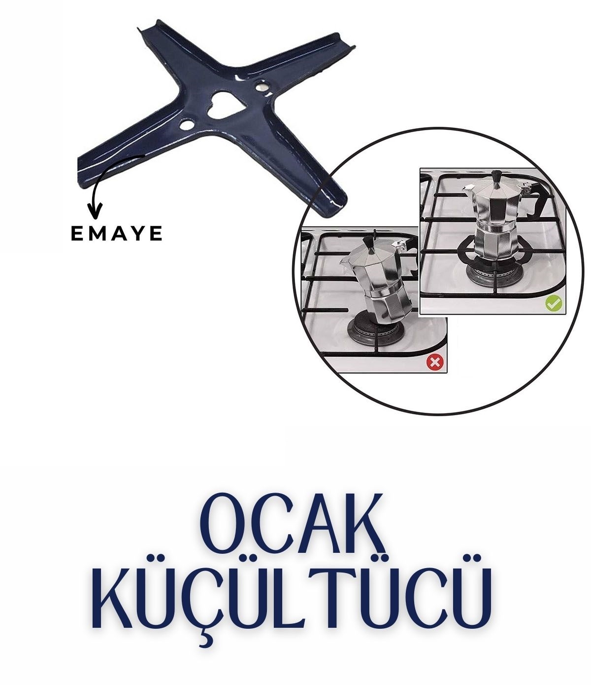 Italyan Moka Pot - 6061 Saf Alüminyum  Ahşap Saplı - 6 kişilik MAVİ 722065