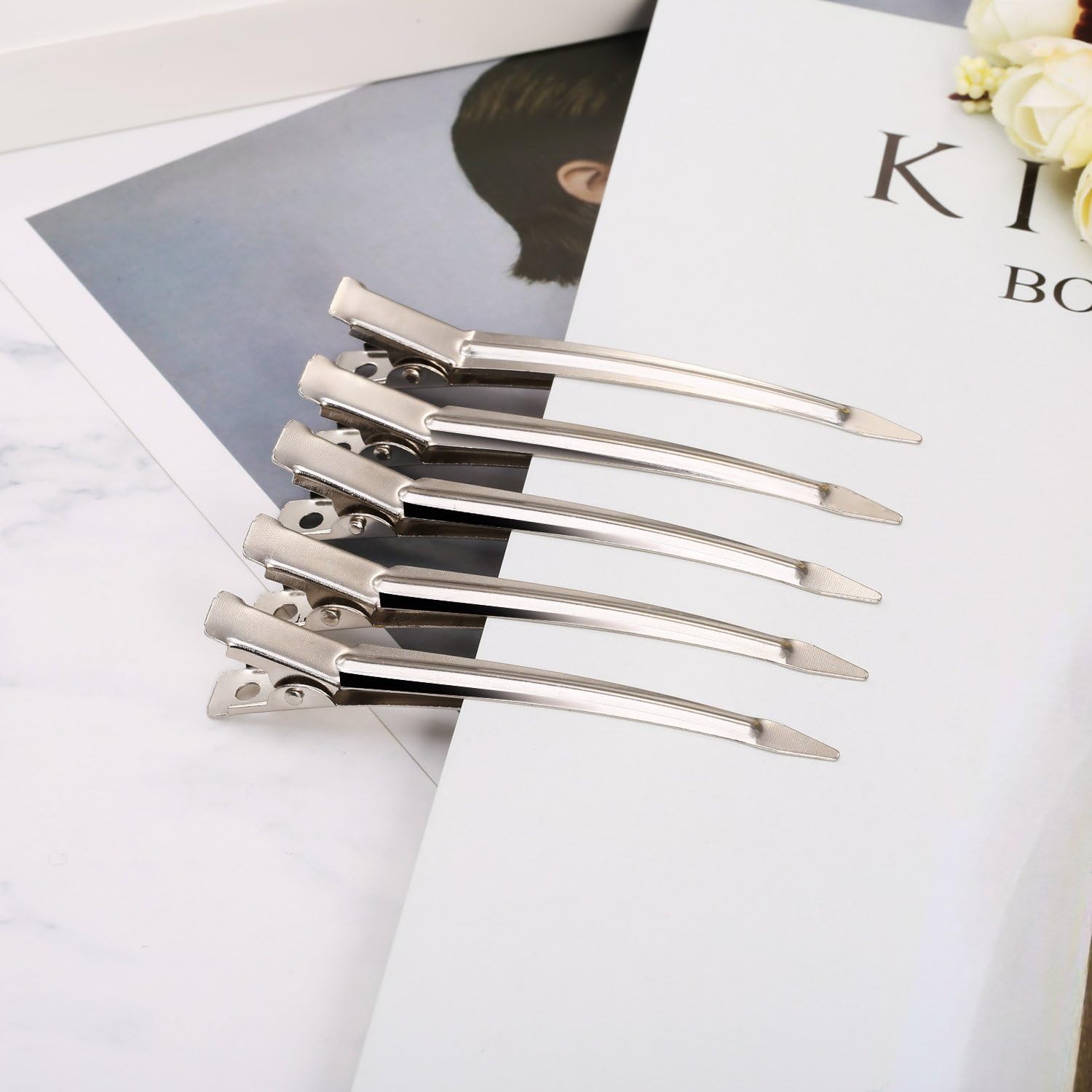 Metal Toka Saç Pensi 8 ADET 720577