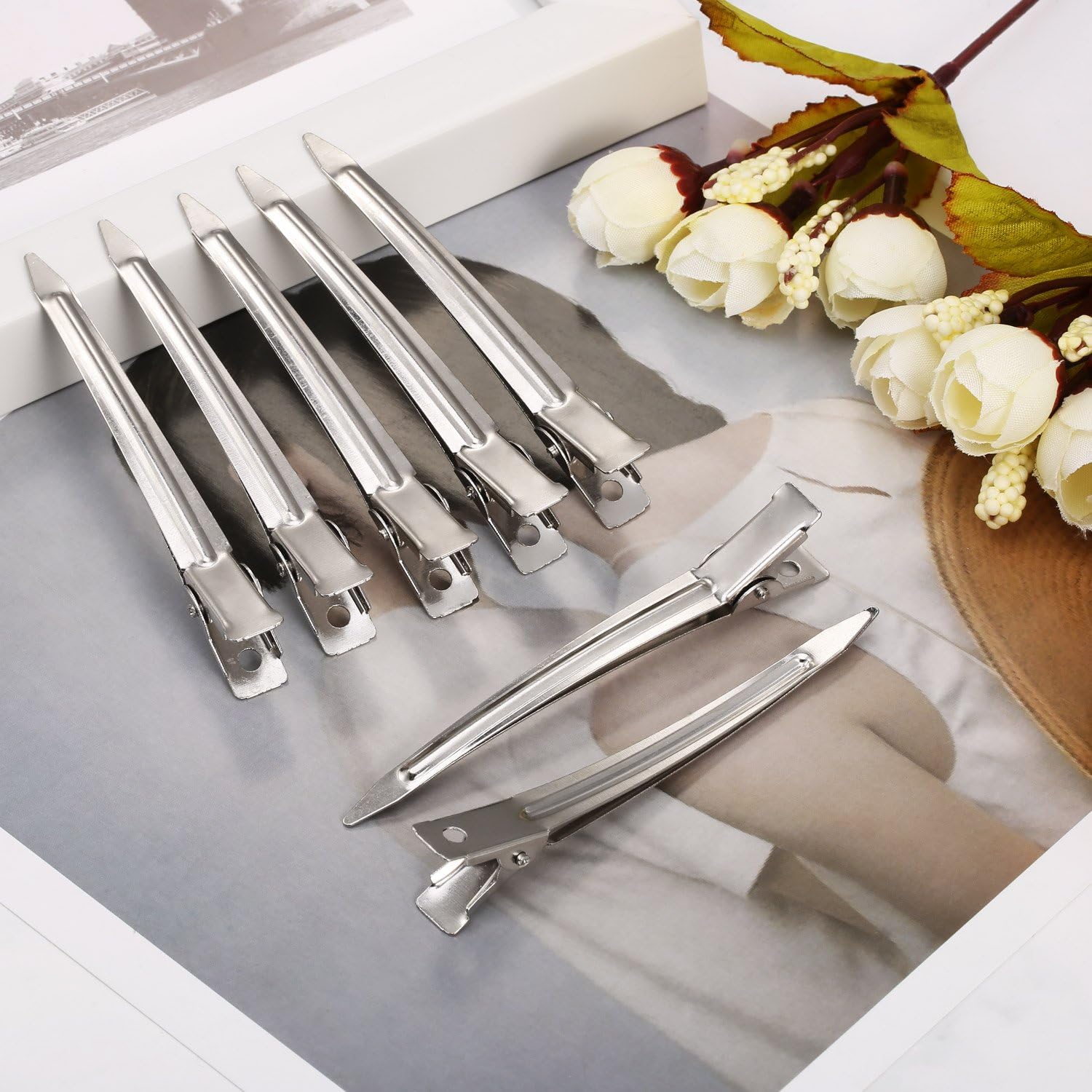 Metal Toka Saç Pensi 8 ADET 720577