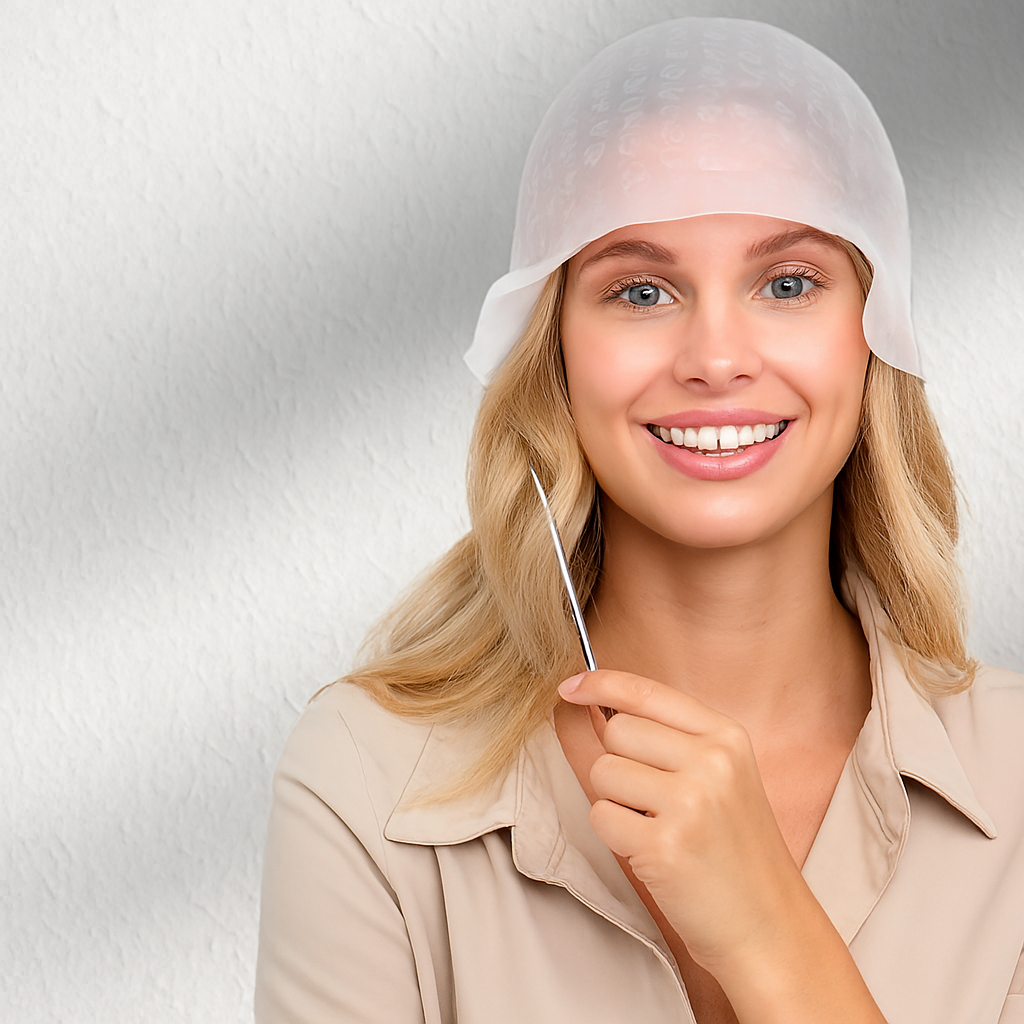 Silikon Röfle Bonesi ve Tığ Seti – Boya Tutmaz Tekrar Kullanılabilir, Profesyonel Saç Açma Aparatı 722070