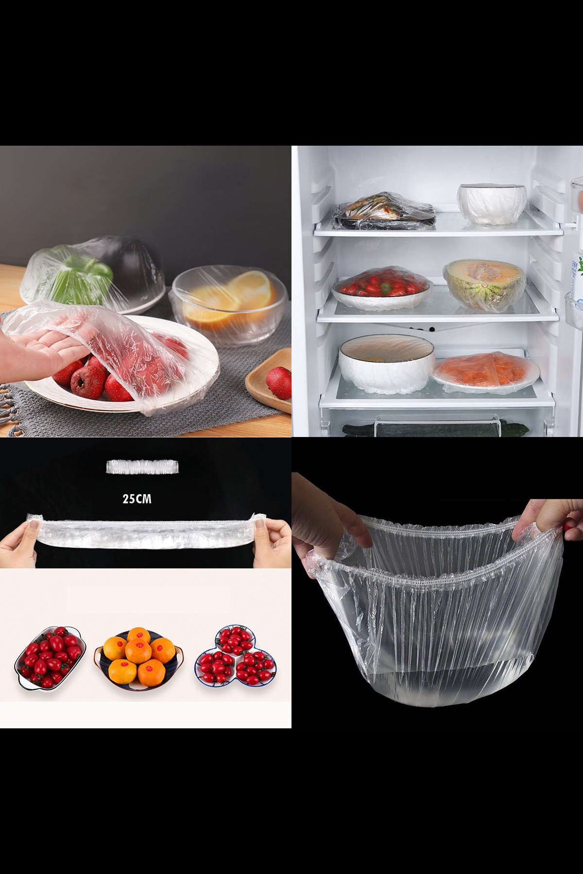 Esnek Kase Bonesi – 20 Adet, 25 cm’e Kadar Uyumlu, Tekrar Kullanılabilir Tabak Bone 722079