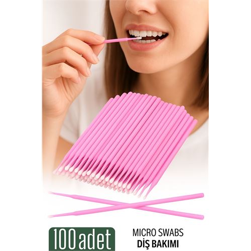 TransForMacion Micro Swab - Diş Bakım Çubuğu - 100 Adet 722086