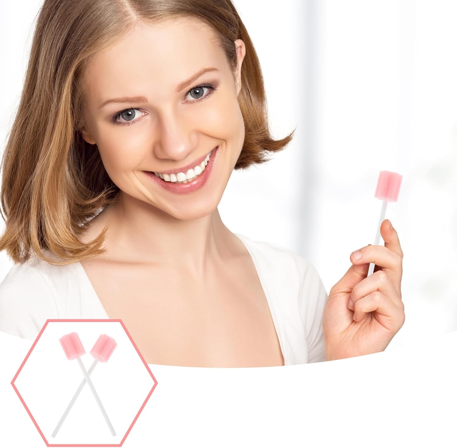 Süngerli Swab - Ağız ve Diş Bakım Çubuğu - 50 Adet 722088