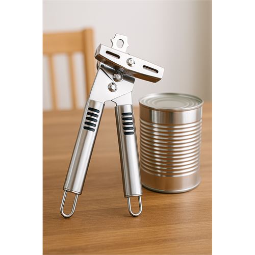 TransForMacion Inox Çelik Konserve Açacağı - Ergonomik ve Profesyonel Kolay Konserve Açıcı 722091 