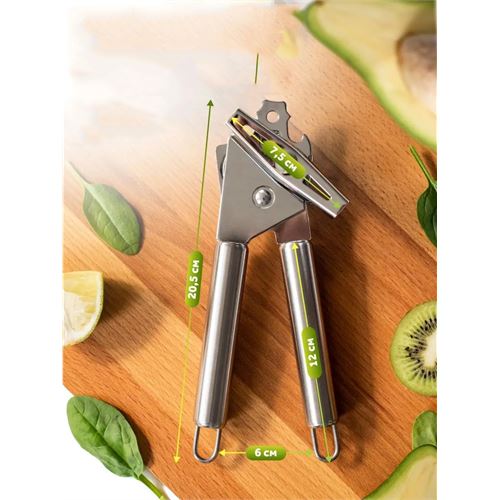 TransForMacion Inox Çelik Konserve Açacağı - Ergonomik ve Profesyonel Kolay Konserve Açıcı 722091 