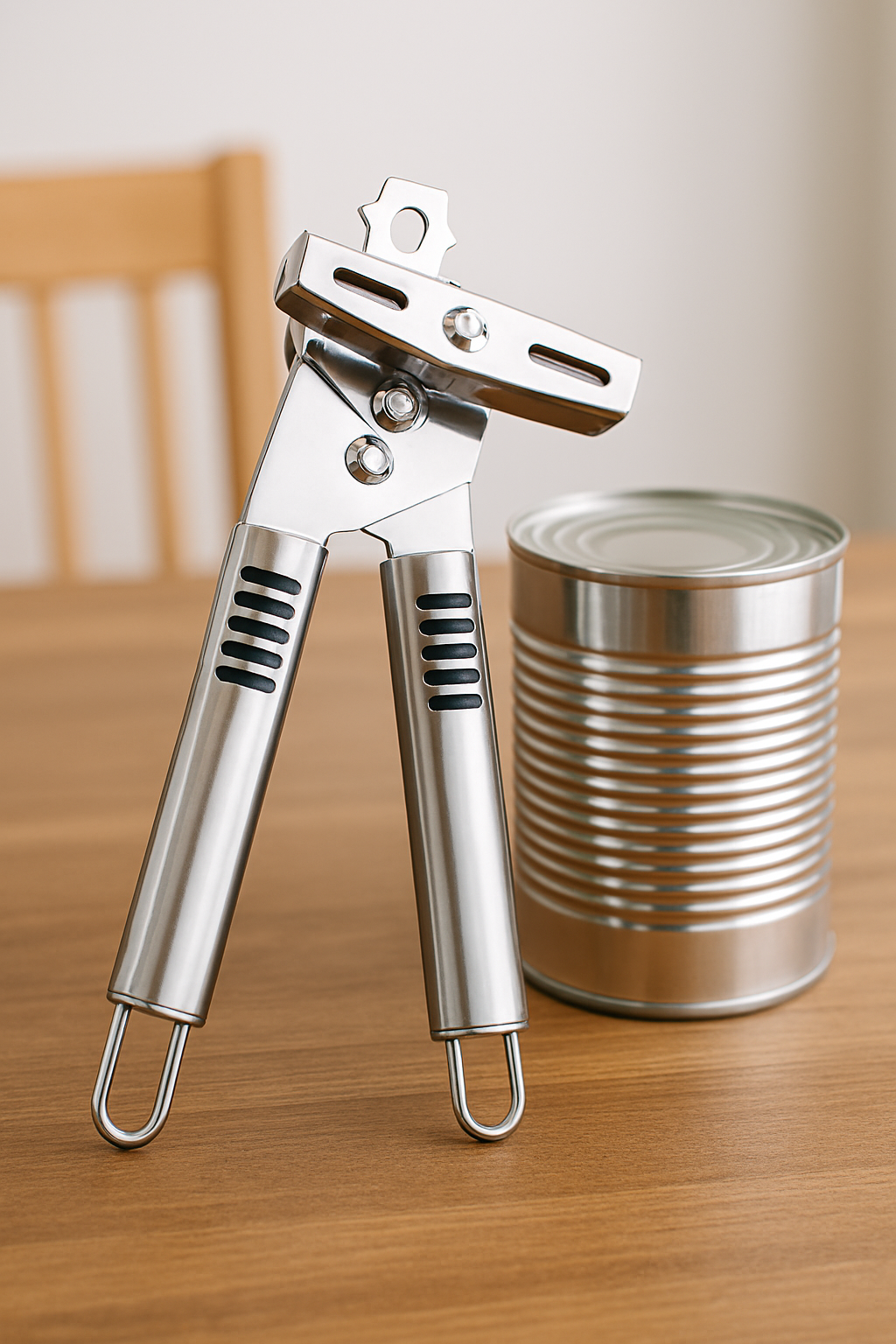 Inox Çelik Konserve Açacağı - Ergonomik ve Profesyonel Kolay Konserve Açıcı 722091 