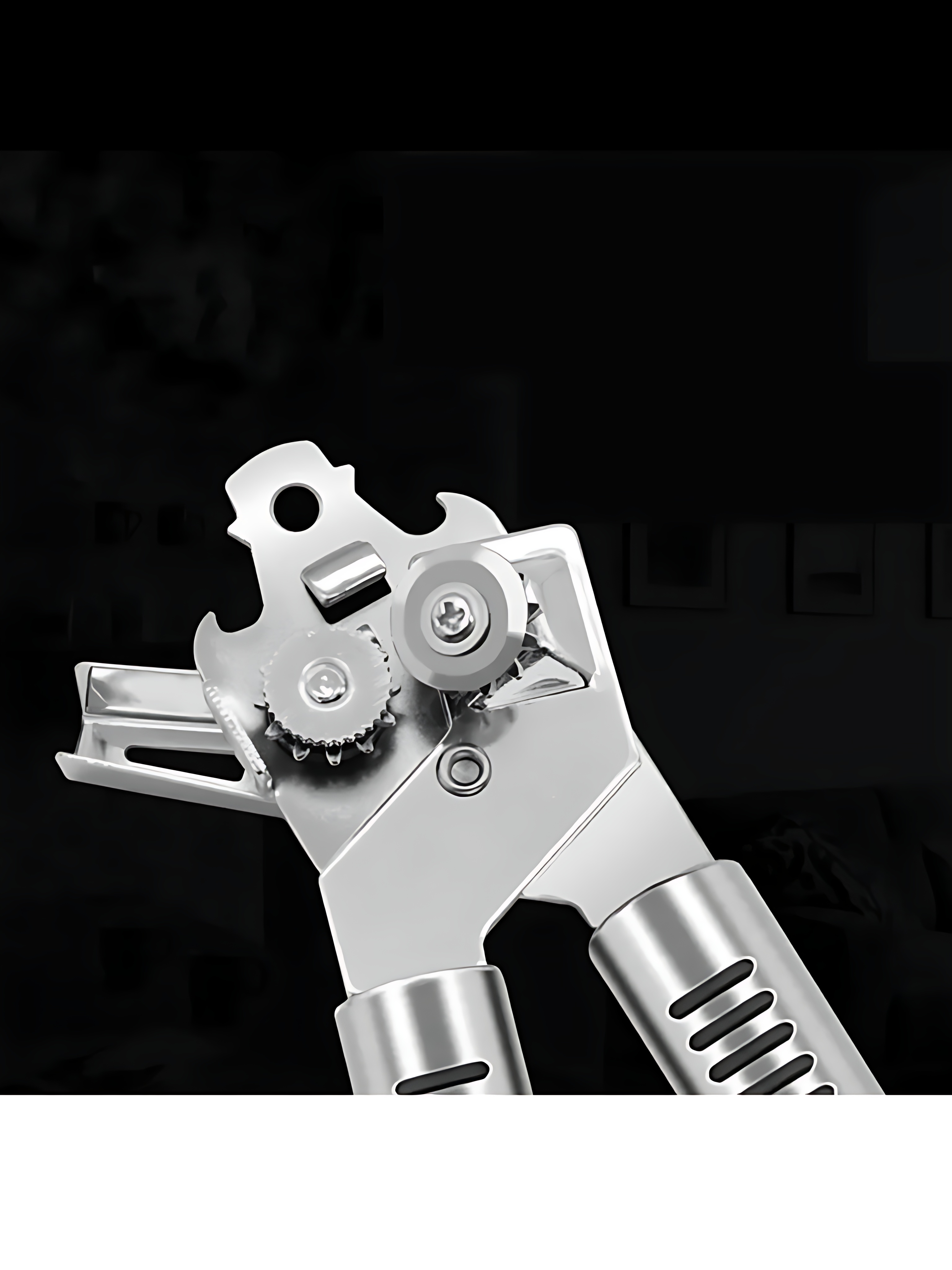 Inox Çelik Konserve Açacağı - Ergonomik ve Profesyonel Kolay Konserve Açıcı 722091 