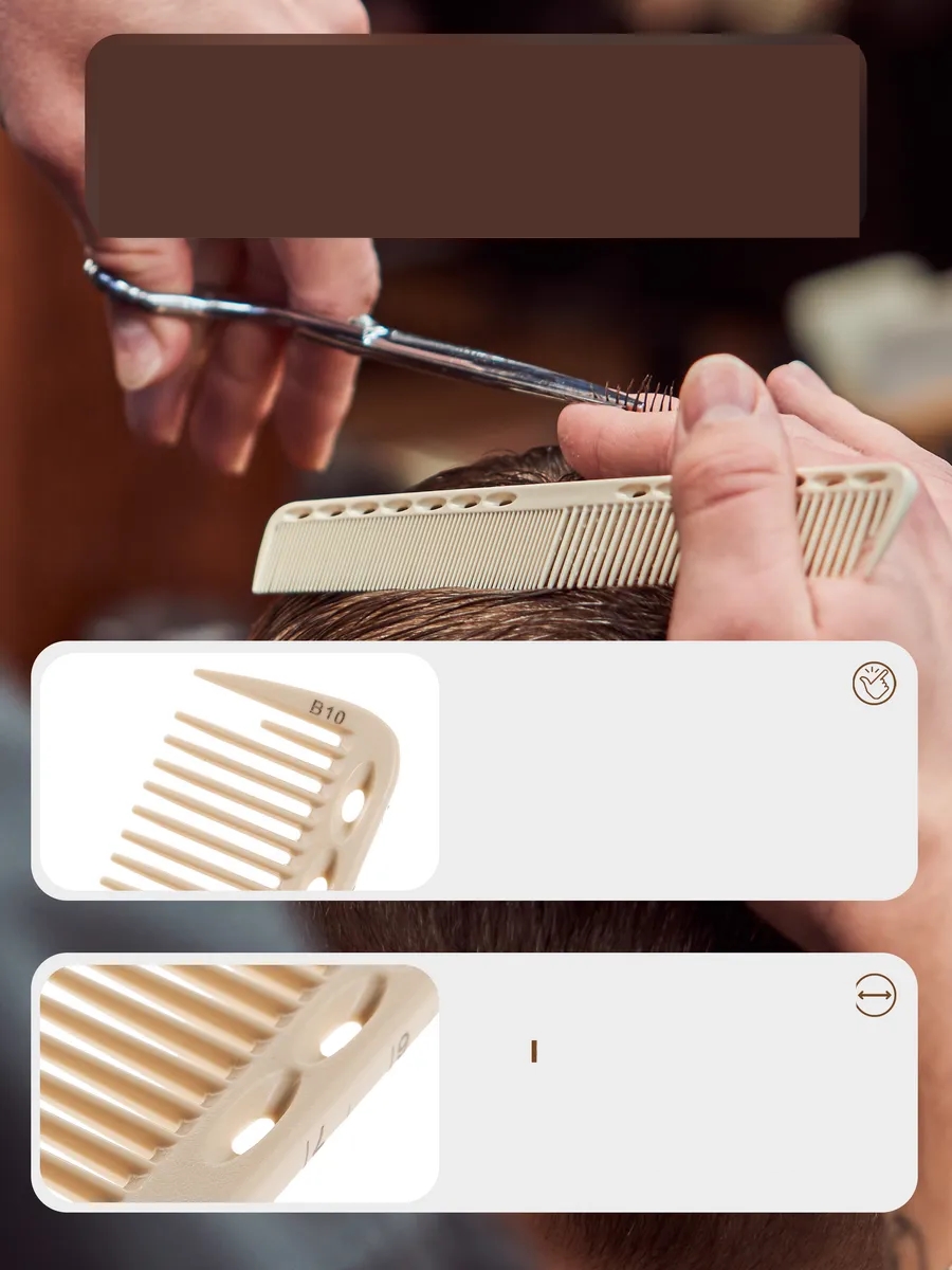 22 cm Alüminyum Saç Kesim Tarağı – Berber Tarağı -Hafif, Dayanıklı, Profesyonel 722093