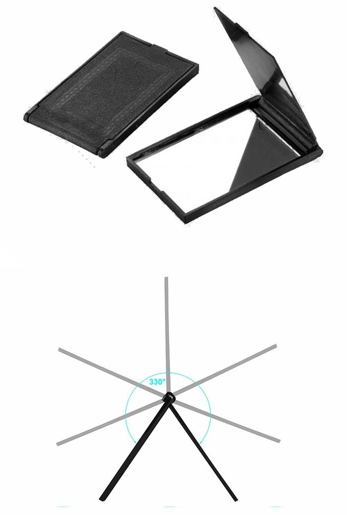 Katlanabilir Mini Çanta Aynası 716357