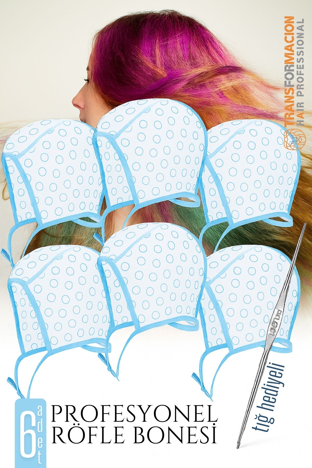 Röfle Bonesi ve Tığ Seti – Boya Tutmaz - Profesyonel 6 LI PAKET 