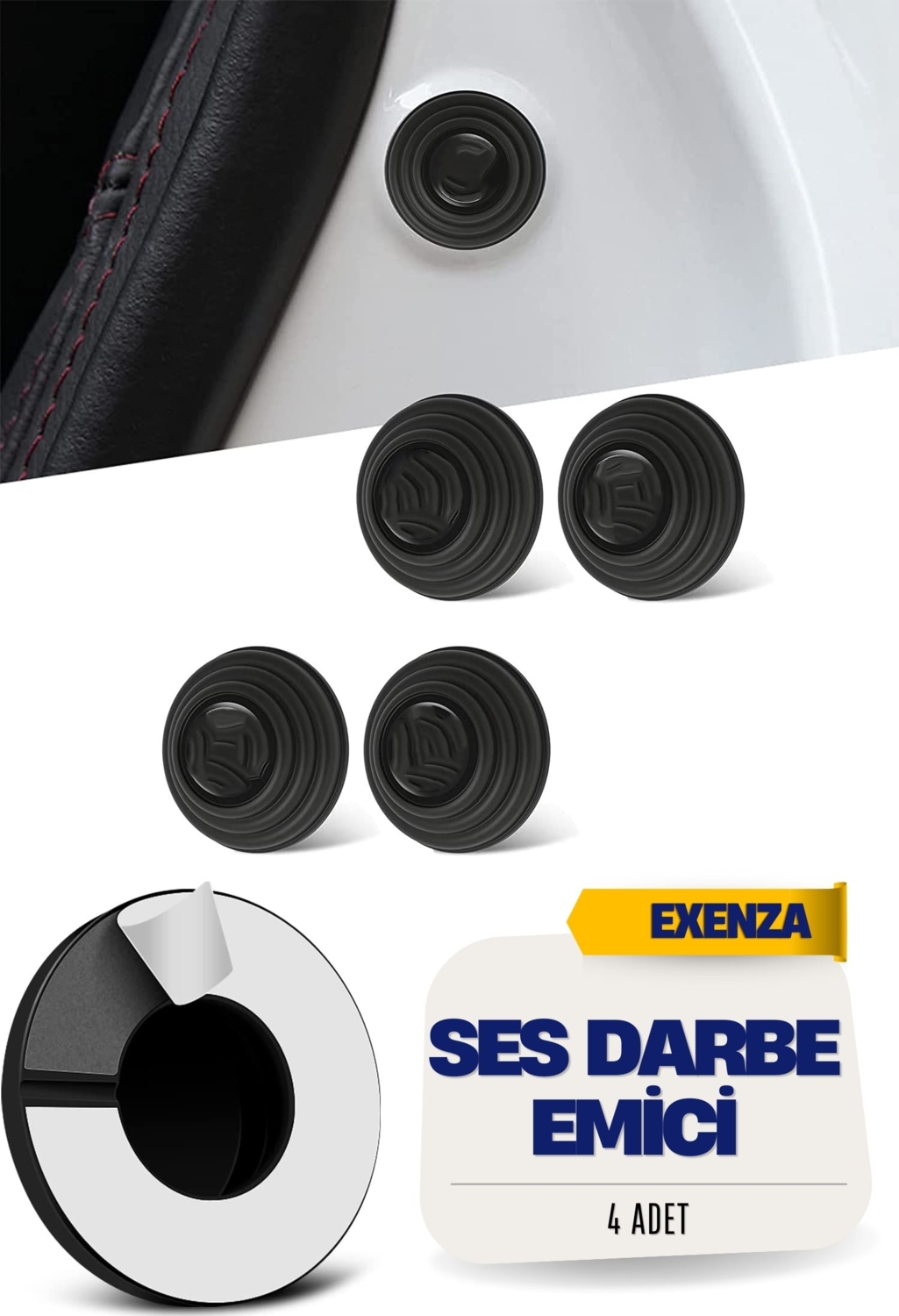 Kapı Bagaj Kaput Ses Darbe Emici Kauçuk Conta 4 ADET 429002