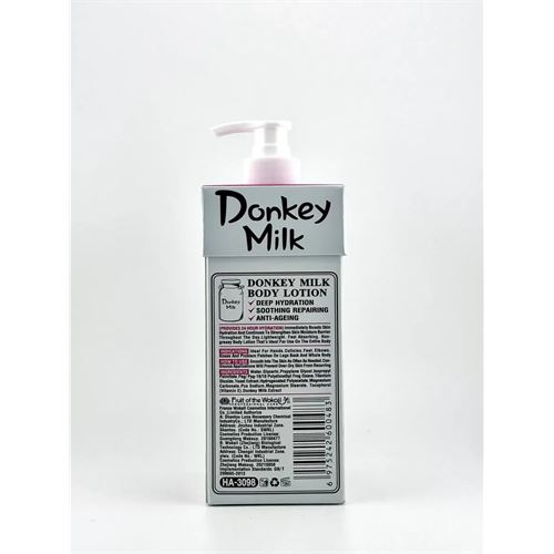 TransForMacion Donkey Milk Eşek Sütü Vücut Losyonu & Bakım Kremi 400 ml Nemlendirici Sıkılaştırıcı Işıltı Veren 722095