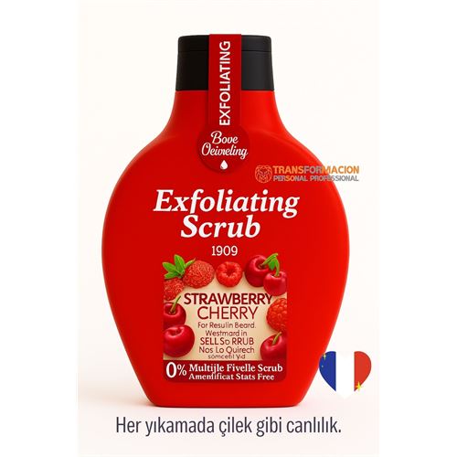 TransForMacion Çilek & Kiraz Özlü Peeling Jel Peeling Jel Scrub 500 ml 722098