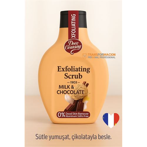 TransForMacion Süt ve Çikolata Özlü, Hassas Ciltler İçin Peeling Jel –   500 ml  722099