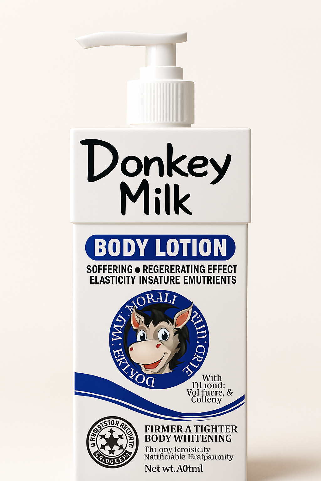 TransForMacion Genç Eşek Sütlü Vücut Losyonu & Bakım Kremi 400 ml Nemlendirici Sıkılaştırıcı Işıltı Veren Cilt Bakım Ürünü 400 ML 722103