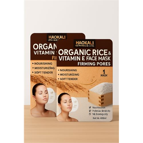 TransForMacion Organik Pirinç & Vitamin E Yüz Maskesi – Gözenek Sıkılaştırıcı Nemlendirici 722104