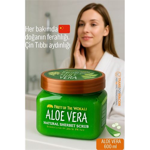 Transformacion Profesyonel AloeVera Doğal Peeling - Tüm Vücut Scrub 600 ml 722106