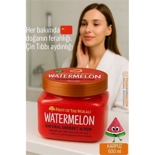 Transformacion Profesyonel Karpuz Doğal Peeling - Tüm Vücut Scrub 600 ml 722108