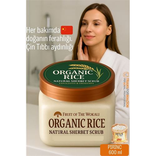 Transformacion Profesyonel Organik Pirinç Doğal Peeling - Tüm Vücut Scrub 600 ml 722109