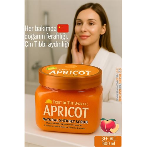Transformacion Profesyonel Şeftali Doğal Peeling - Tüm Vücut Scrub 600 ml 722110