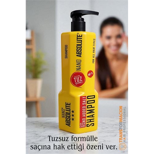 Transformacion Profesyonel Nano Absolute Tuzsuz Şampuan – 1000 ml, Tüm Saç Tipleri 722113