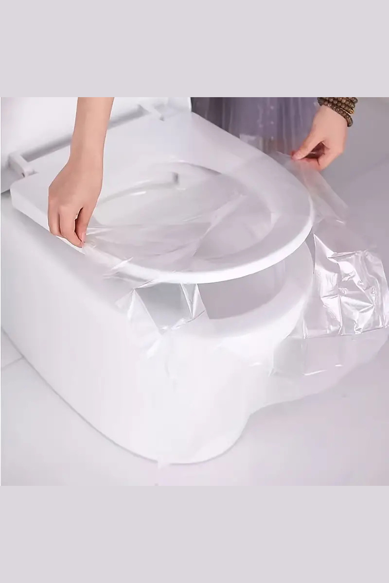 Klozet Kapağı Kılıfı Hijyenik Seyahat Tek Kullanımlık Klozet WC Örtüsü 10 ADET 720808