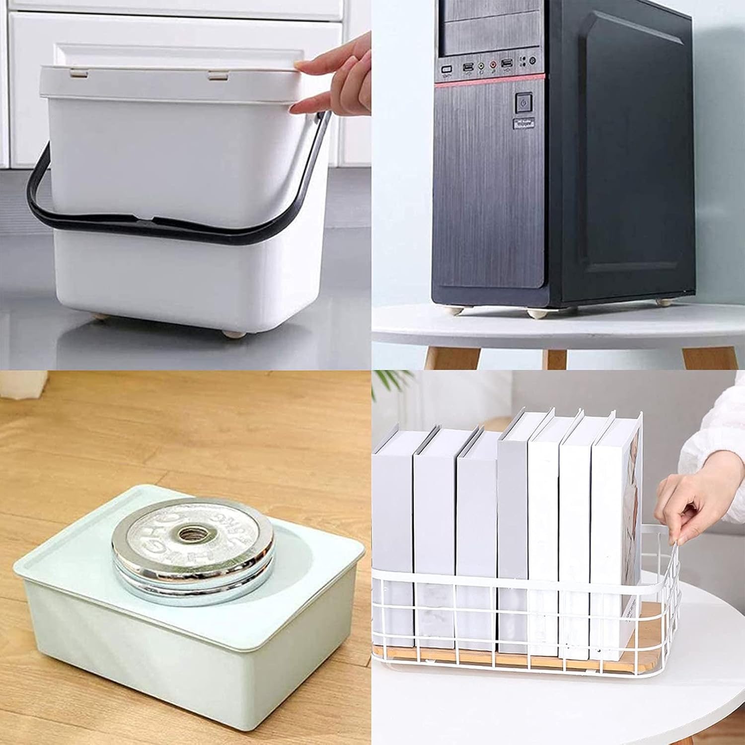 20 li Bilyeli Tekerlek Eşya Kaydırma Aparatı Yapışkanlı Set 360D 722125